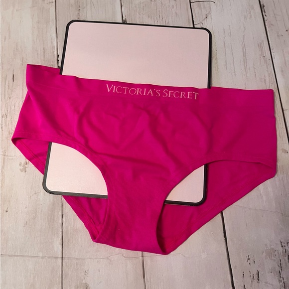 Victoria's Secret Fuchsia Bikini Bottom hipster M - Picture 1 of 5